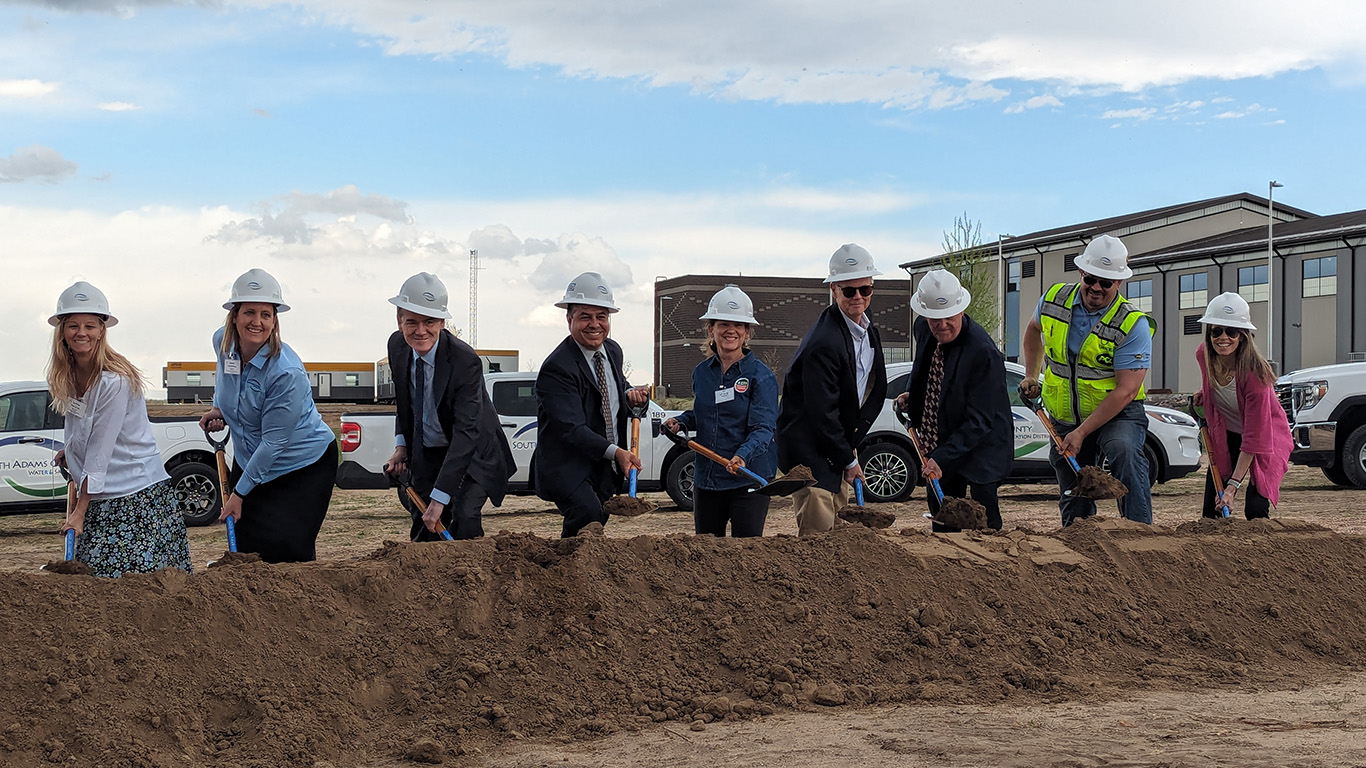 South Adams County Water and Sanitation District Breaks Ground on